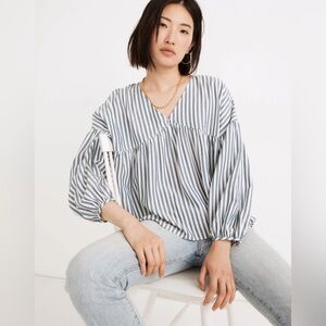 Madewell Striped Monterey Top